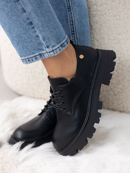 Дамски Loafers в Черен Цвят