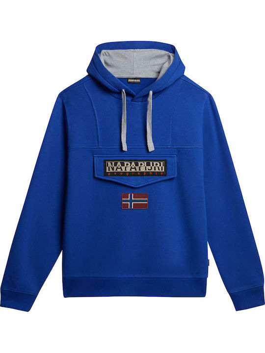 Burgee Wint 2 Sweatshirt with Hood Blue