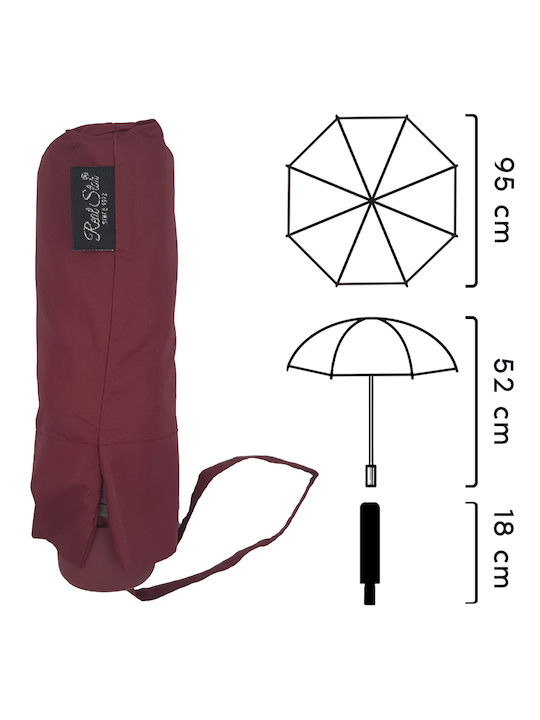 Regenschirm Kompakt Burgundisch