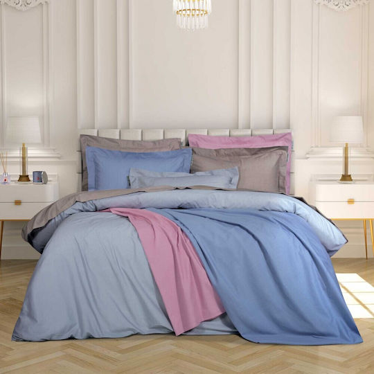 Greenwich Polo Club 2506 Σεντόνι King Size με Λάστιχο 180x200+35εκ. Γκρι