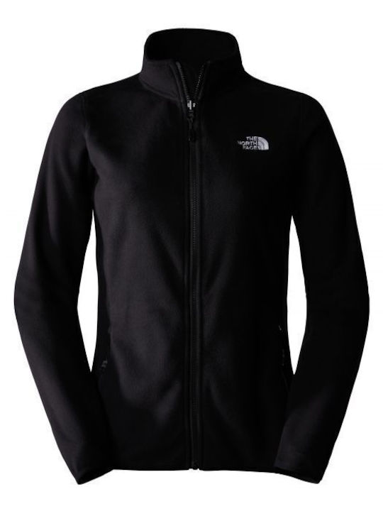 100 Glacier Women's Cardigan with Zipper Black