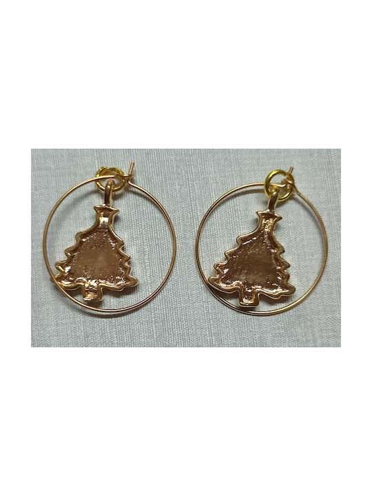 Tatu Moyo Earrings Hoops Gold Plated