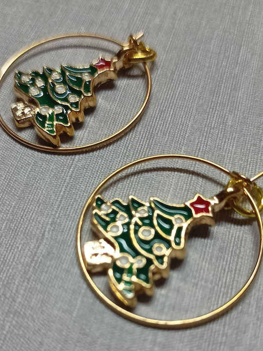 Tatu Moyo Earrings Hoops Gold Plated
