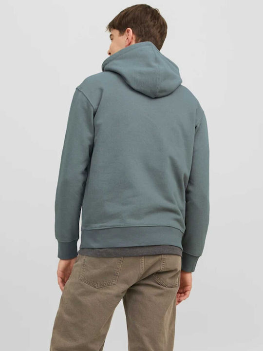 Jack & Jones Men's Sweatshirt with Hood Gray