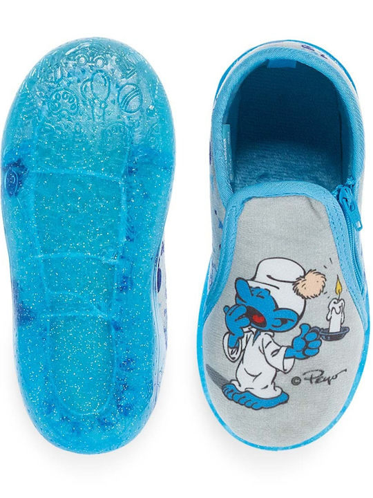 Παντόφλες Μποτάκια Μπλε Smurf
