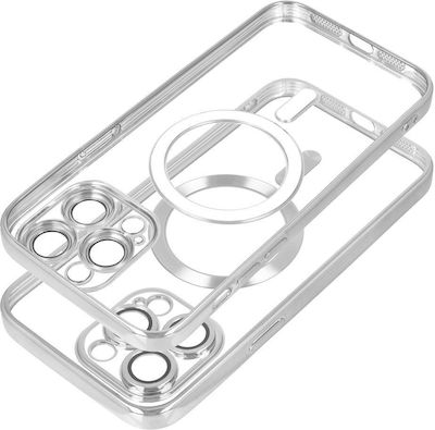 Electro Mag Cover Back Cover Silicone Silver (iPhone 12 Pro Max)