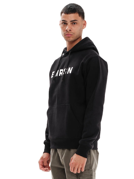 Emerson Herren Sweatshirt mit Kapuze Schwarz