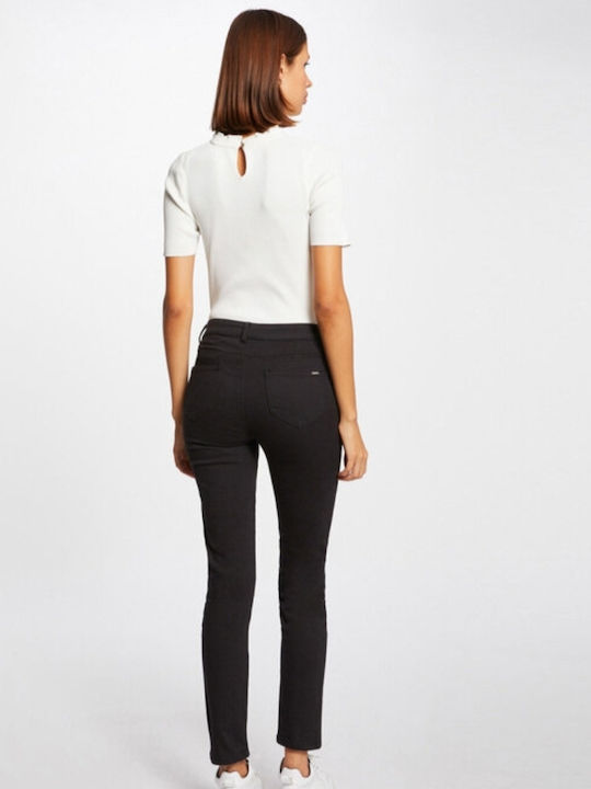 Morgan Women's Fabric Trousers Black