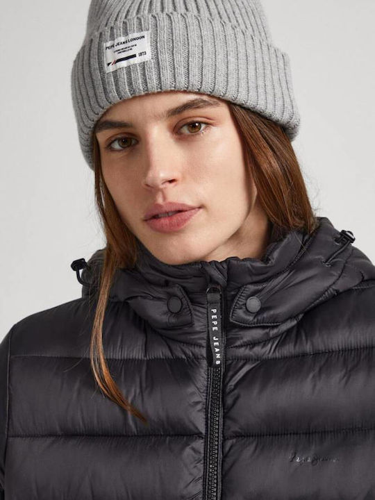 Maddie Lungă Jachetă de femei Puffer Negru