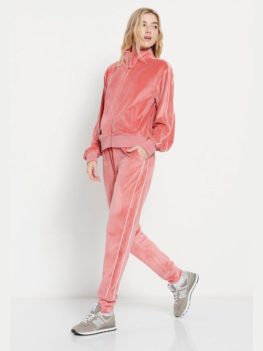 Sweatpants Velvet Pink