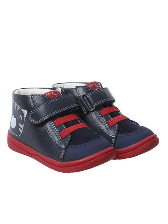 Garvalin Kinder-Sneaker Hoch Blau