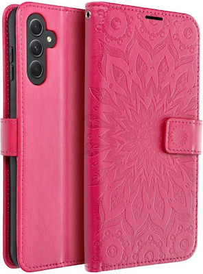 Mezzo Synthetic Leather Book Fuchsia (Galaxy A54)