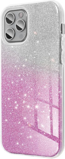 Forcell Shining Back Cover Plastic / Silicone Pink (Galaxy A54)