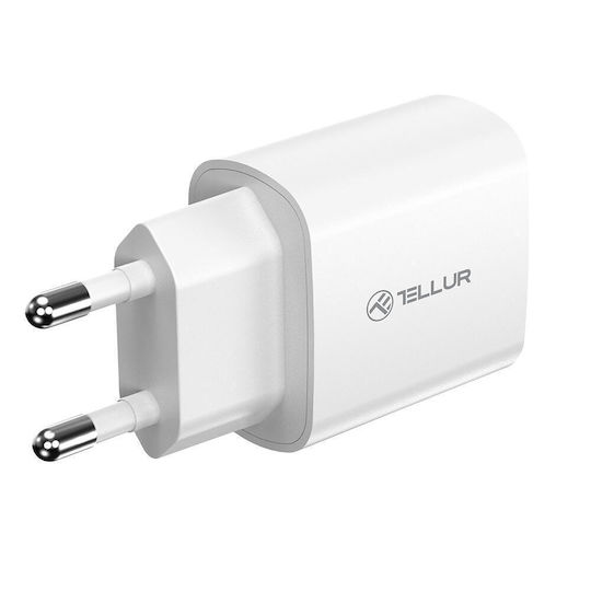 Tellur Încărcător Fără Cablu 20W Livrarea Energiei Alb