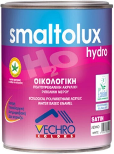 Vechro Акрил Ripolin Екологичен Water Smaltolux Hydro Eco 0.75лт Бял Сатен