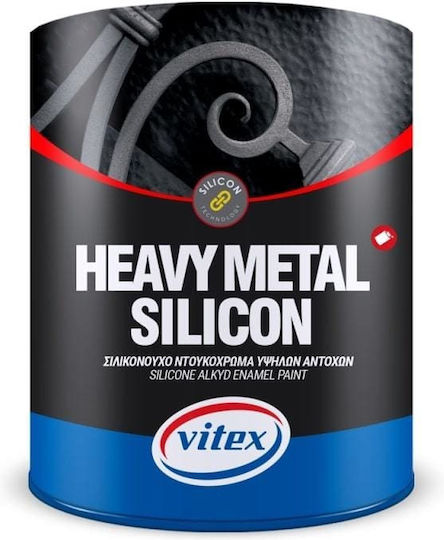 Vitex Varnish Colour Embossed Color Solvent Heavy Metal Silicon Effect 0.75lt Graphite Mettalic