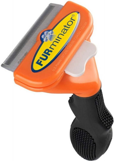 Haustiere Kamm Mittel / Groß für langhaarige Hunde zur Haarentfernung Orange
