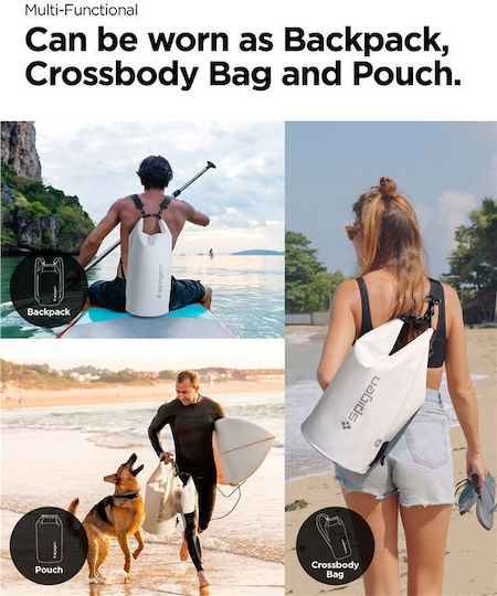 Spigen AquaShield A630 Waterproof Bag Backpack White