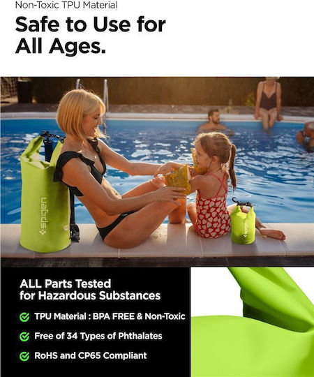 Spigen AquaShield A630 Waterproof Bag Backpack Green
