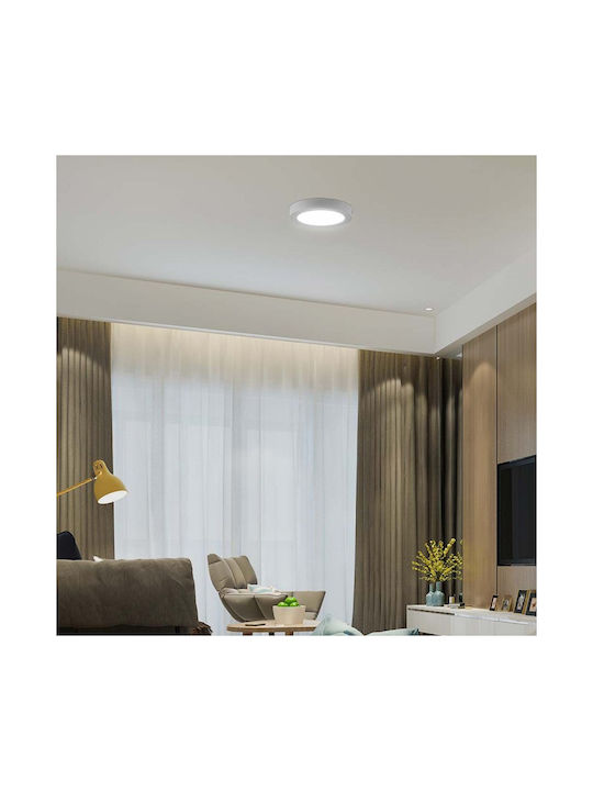 V-TAC Rund Draußen LED Panel 6W mit Kaltweiß Licht 6500K