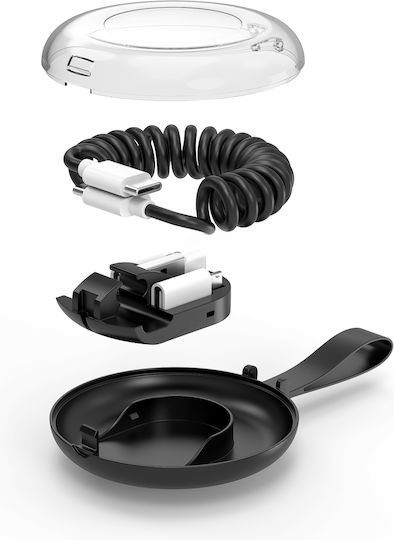 Diamandino Спирала USB към Lightning / Type-C / micro USB Кабел Син 1.5м (DMFC31001_9D32)