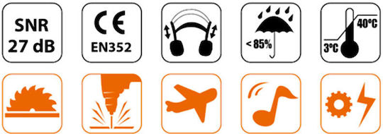 Tactix 488109 Earmuffs with Band