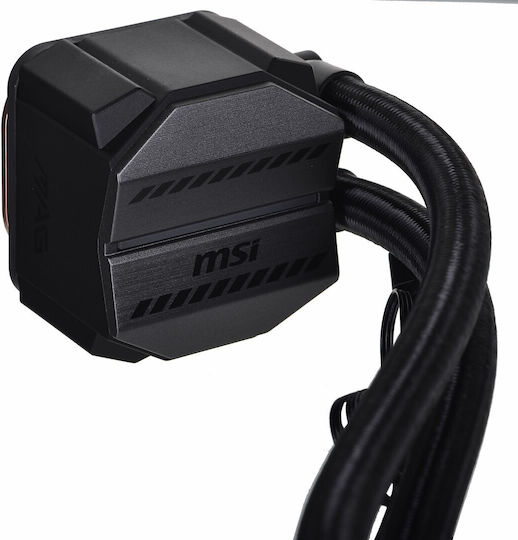 MSI Mag Coreliquid M240 Wasserkühlsysteme AIO CPU mit 2 Lüfterabmessung 120mm und RGB Beleuchtung