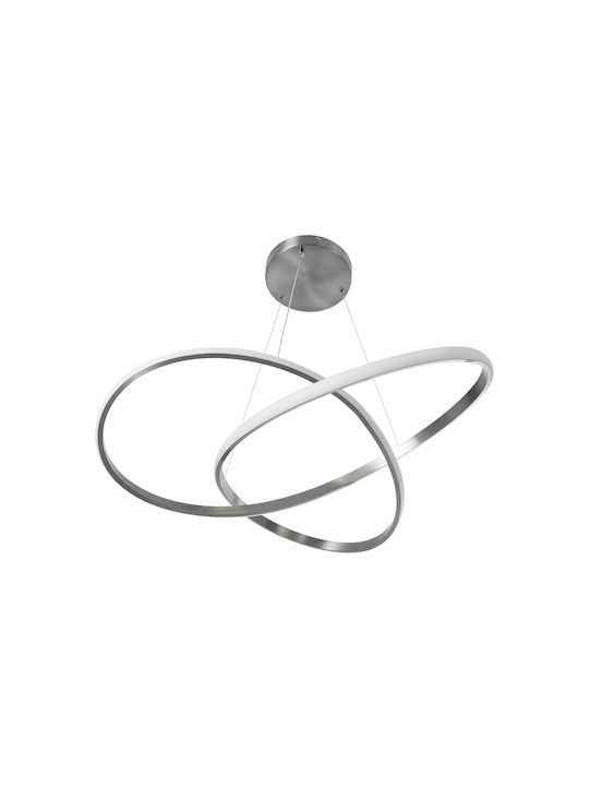 GloboStar Dexter Pendant Light Silver 73x73x16cm