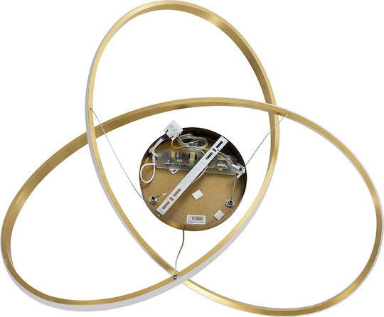 GloboStar Dexter Hängelampe Gold 73x73x16cm.