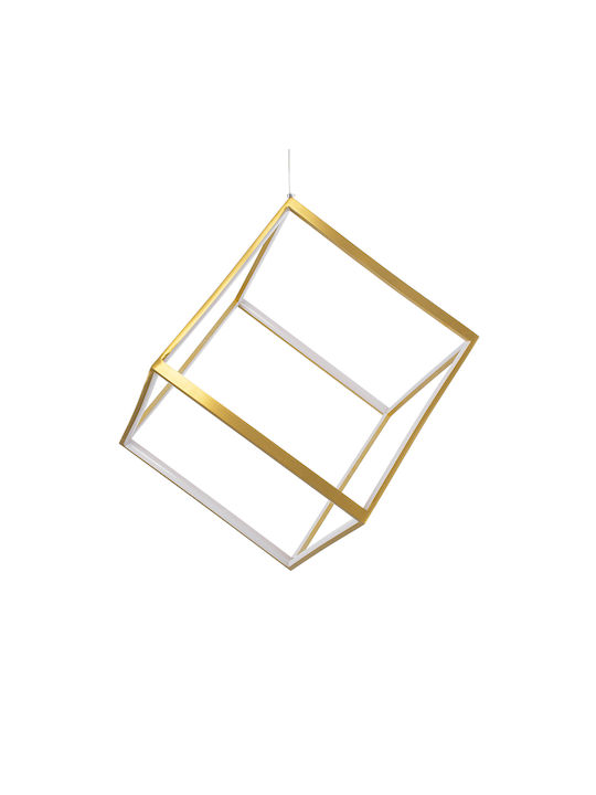 GloboStar Kiboo Hängelampe Gold 40x40x40cm.