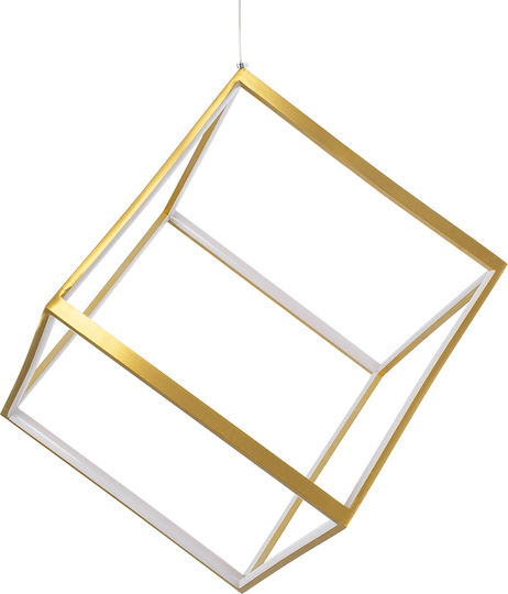 GloboStar Kiboo Hängelampe Gold 40x40x40cm.