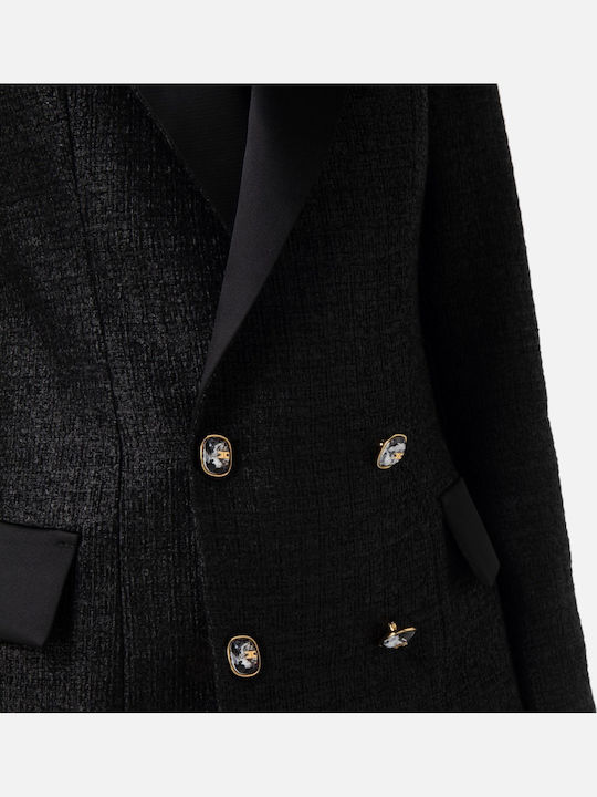 Elisabetta Franchi Blazer pentru femei Sacou Negru