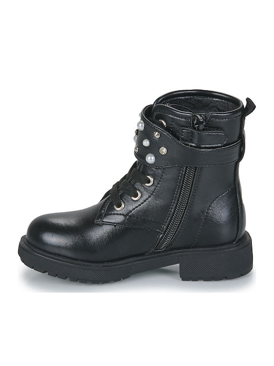 Kids Boots with Zipper Black