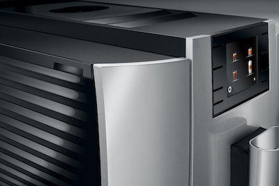 Jura E8 1450W Druck 15bar für Cappuccino mit Mühle Moonlight Silver