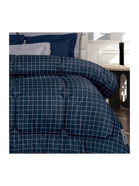 Greenwich Polo Club Quilt Single 160x240cm 3416 Grey - Dark Blue