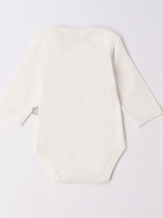 iDO Baby Bodysuit Underwear Set Long-Sleeved Ecru