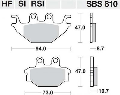 SBS Motorcycle Brake Pads