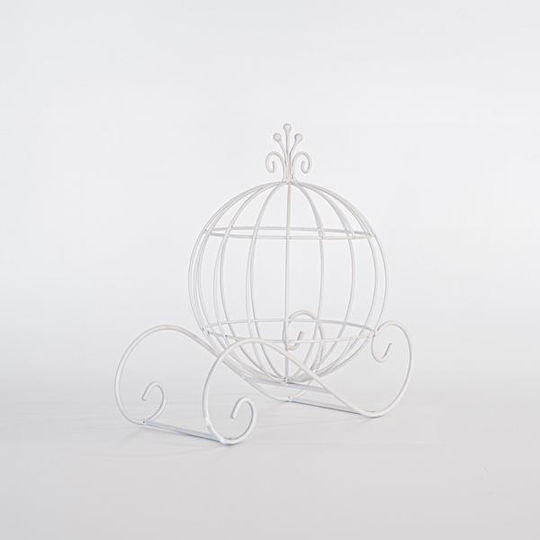 Eurolamp Christmas Metal Figure Car White 29.5x29.5x20cm