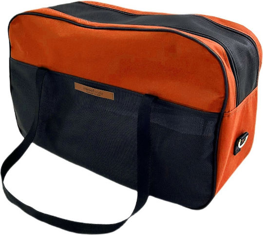 Woofmoda Sac Voyage Αδιάβροχη Τσάντα Ώμου για Μεταφορά Σκύλου / Γάτας Μπλε Μ50xΠ32xΥ23εκ.
