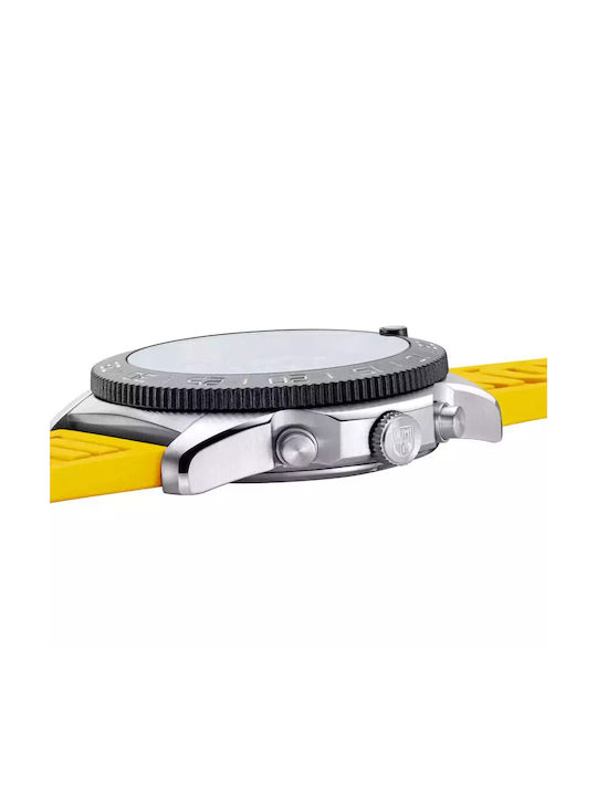 Luminox Pacific Diver Herrenuhr Chronograph Batterie mit Gelb Kautschukarmband