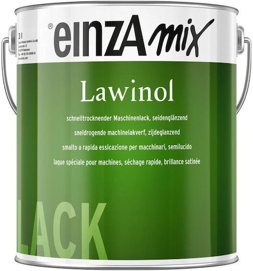 Einza Βερνικόχρωμα 1lt Λευκό Σατινέ