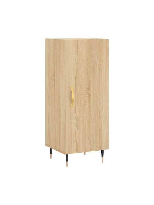 Office Storage Chipboard Cabinet Coffee L34.5xW34xH90cm