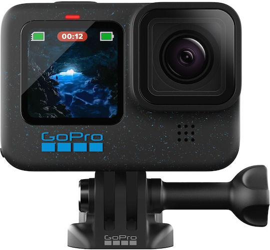 GoPro Hero12 Action Camera 5K Underwater with Touch Screen 2.27" Black