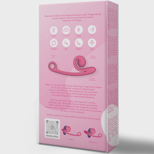 Snail Vibe Δονητής G-Spot 14cm Ροζ