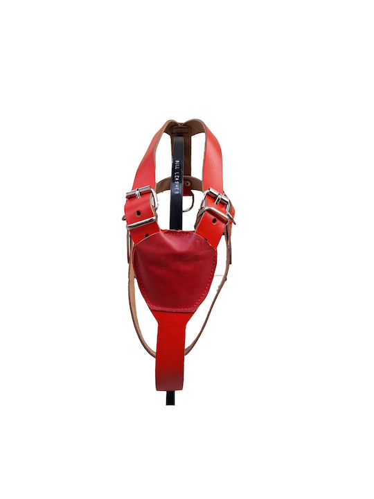 ByLeather Ham pentru câini Piele Roșu Mici / Mare 7056-7057