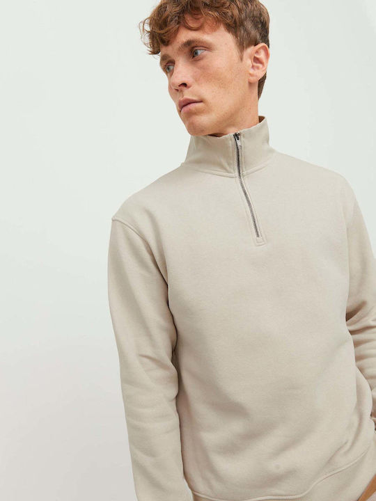 Jack & Jones Men's Sweatshirt with Hood Beige