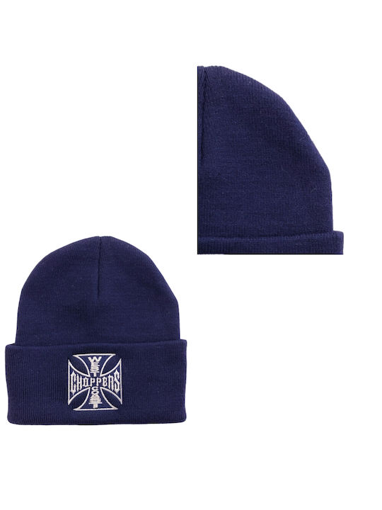 WCC Knitted Beanie Cap Navy Blue