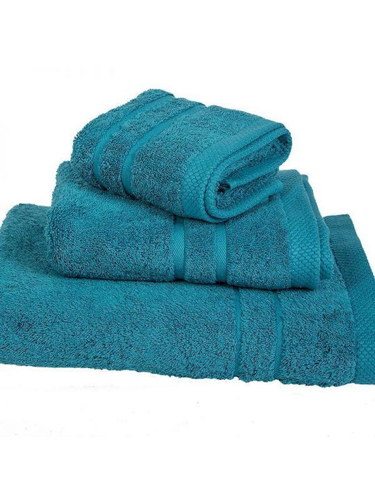 Le Blanc 3pc Bath Towel Set Πεννιέ 600γρ Petrol Weight 600gr/m²