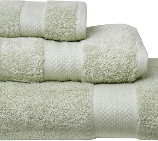 Viopros 3-tlg. Set Badetücher Luxor Sage Gewicht 600gr/m²