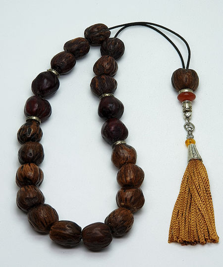 Roloi Komboloi Nutmeg Worry Beads Brown 35cm